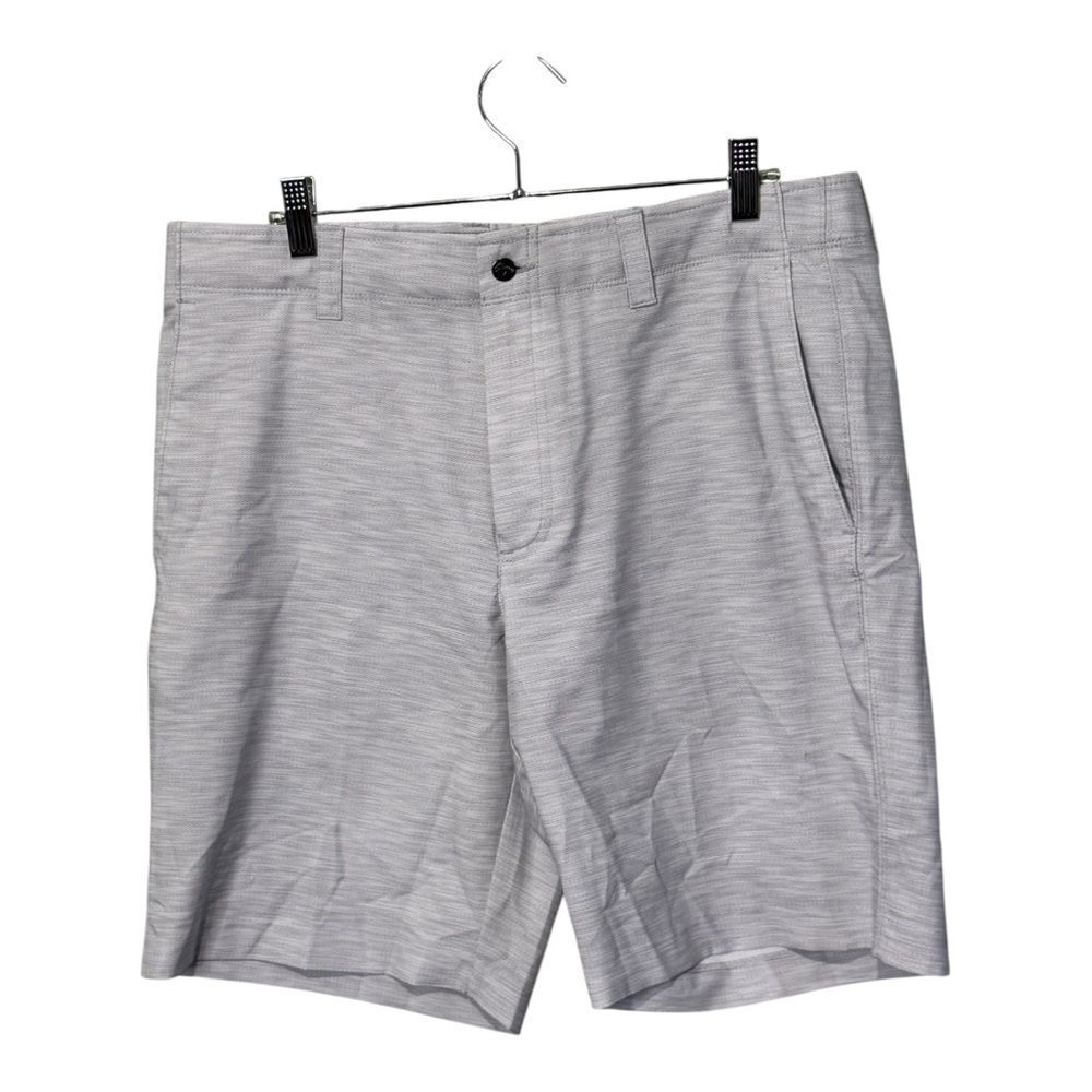 Callaway Men's Light Gray Herringbone Golf Shorts - Size 34